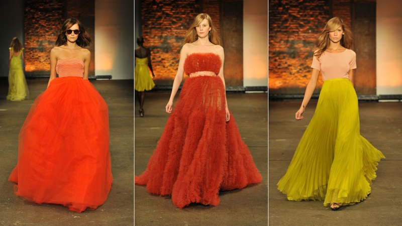 Illustration for article titled Christian Siriano Shows Dramatic Dresses & Gorgeous Gowns For Spring 2012